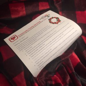 Christmas letter from Crossroads Family Services